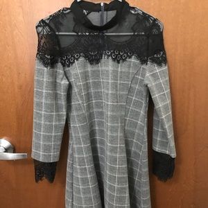 Vintage Style Lace Dress XL
